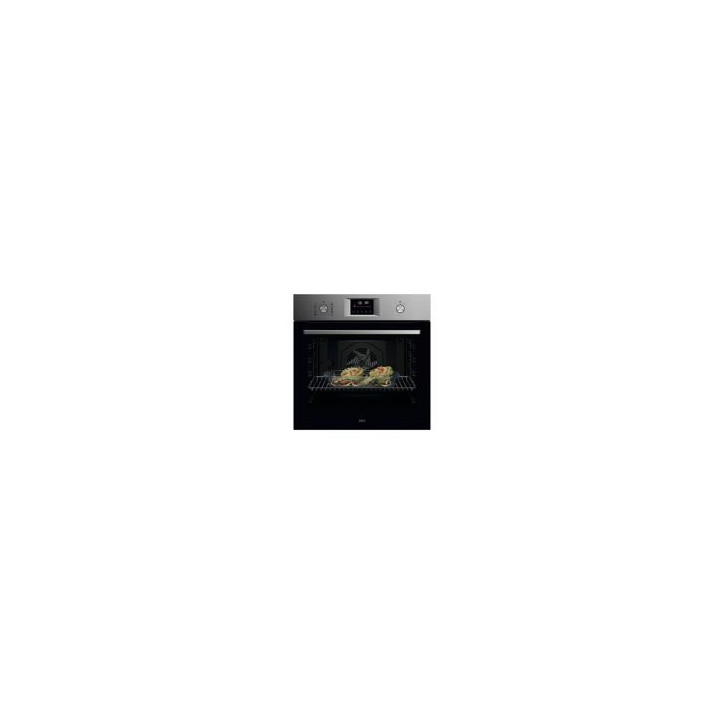 AEG Horno Pirolit. SurroundCook, Inox Infinity y tirador Inox Infinity, A++, 9 Prog + 45 Auto prog, Display LED EXPlore, mandos