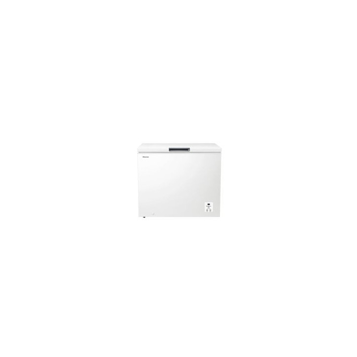 HISENSE Cong. Horizontal 85x97x63, E, 248L, Cesta Metalica x2, Apto Exterior, My Fresh Choice, 135h. Recubrimiento Interior