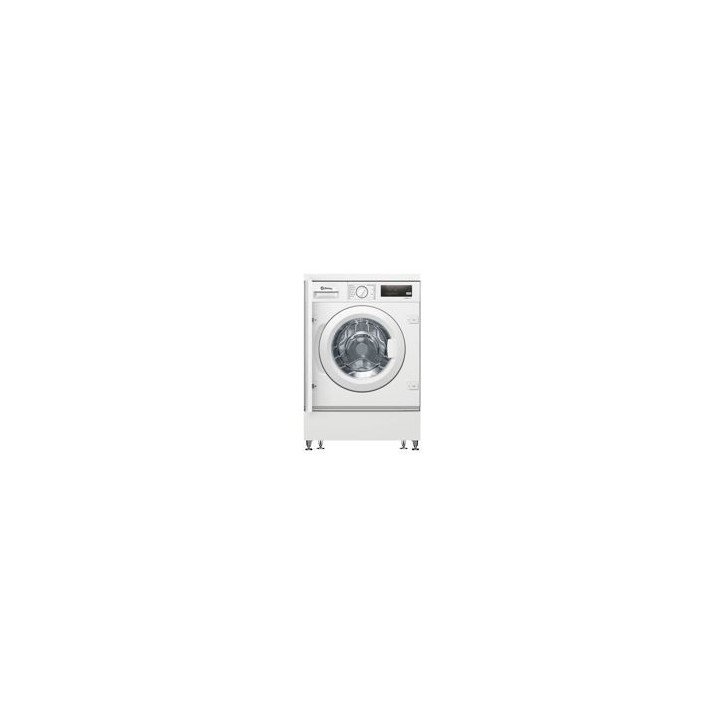 BALAY Lavad. Integr. 8Kg 1400rpm, C, ExtraSilencio, Display LED con recomendacion de carga, Cardan, Aquacontrol plus