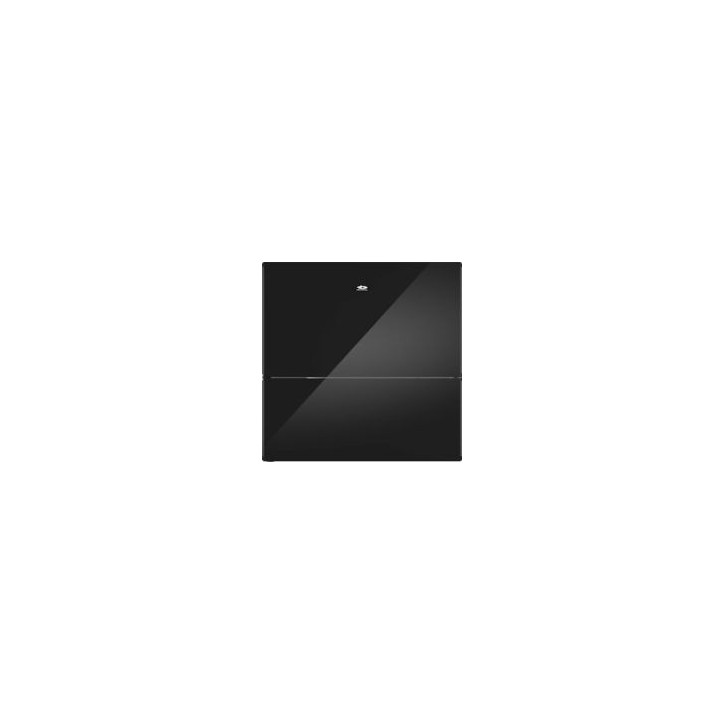BALAY Combi NF 186x60x66,5, Puertas Cristal Negro, D, ExtraCold/ExtraFresh, Tirador vertical integrado.