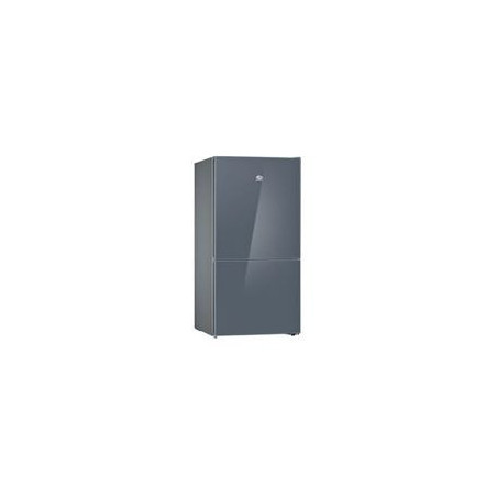 BALAY Combi NF 186x60x66, Puertas Cristal Gris, D, ExtraCold/ExtraFresh, Tirador vertical integrado.