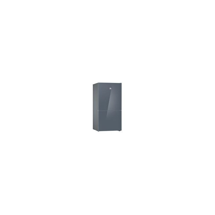 BALAY Combi NF 186x60x66, Puertas Cristal Gris, D, ExtraCold/ExtraFresh, Tirador vertical integrado.
