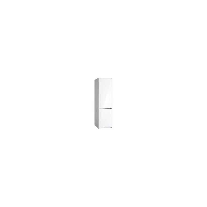 BALAY Combi NF 203x60x66,5, Puertas Cristal Blanco, C, ExtraCold/ExtraFresh, Tirador vertical integrado.