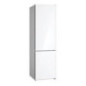 BALAY Combi NF 203x60x66,5, Puertas Cristal Blanco, C, ExtraCold/ExtraFresh, Tirador vertical integrado.