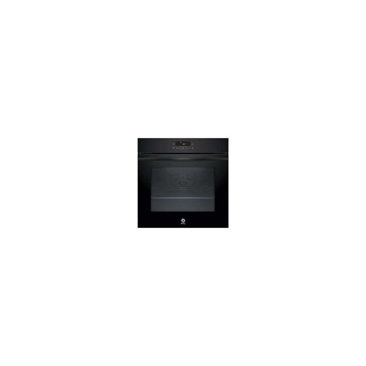 BALAY Horno Pirolit./Aqualisis Multif. 8, con func. vapor y F. freidora de aire, A+, Cristal Negro, Control Tactil, 10 recetas