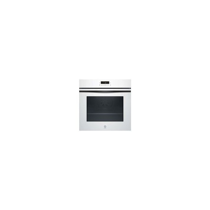 BALAY Horno Pirolit./Aqualisis Multif. 8 con funcion vapor y F. freidira de aire, A+, Cristal Blanco, Control Tactil, 10