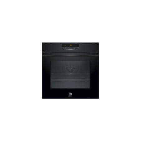 BALAY Horno Pirolit./Aqualisis Multif. 12 con f. freidora de aire, A+, , HC, Cristal Negro, Control tactil Deslizante, 40