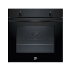 BALAY Horno Multif. 5, A, Ap. Abatible, Cristal Negro, Gradas cromadas, Mandos fijos.