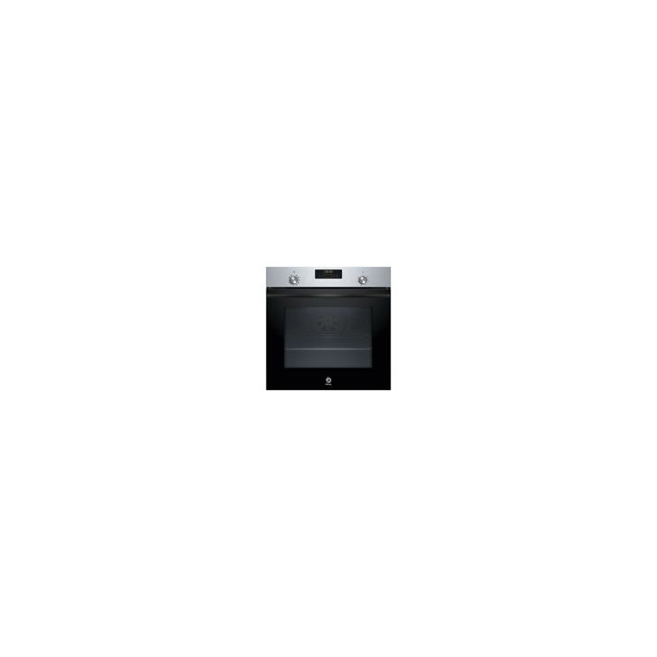 BALAY Horno Multif.8 con F. freidora de aire, A+, Aqualisis, Cristal negro/inox., Control Comfort, Railes 1 nivel, Mandos