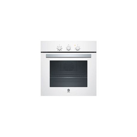 BALAY Horno Multif. 5, Blanco, A, Gradas cromadas, Mandos fijos