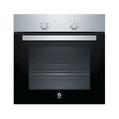 BALAY Horno Radiacion (5) Inox, A, Gradas cromadas, Mandos fijos.