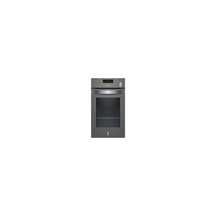 BALAY Horno Pirolit. Multif. 14 con funcion vapor Plus, Cristal Gris Antracita, A, 71L, 14 F., Aqualisis, HC, Ap. Abatible