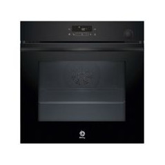 BALAY Horno Pirolit./Aqualisis Multif. 8 con f. vapor Plus y f. freidora de aire, A+, 71L, F, Cristal Negro, Control tactill