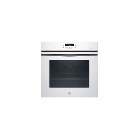 BALAY Horno Multif. 8 con f. vapor Plus y f. freidora de aire, A+, Aqualisis, Cristal Blanco, Control tactill, 15 recetas