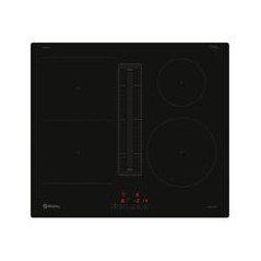 BALAY Induccion con extractor integrado, B, Encastrable, 4 zonas, Negra/teminacion cristal, Control tactil, temporizador, 622