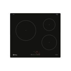 BALAY Induccion 3F, zona 24 cm. Negra/Bisel delantero, Control tactil de facil uso