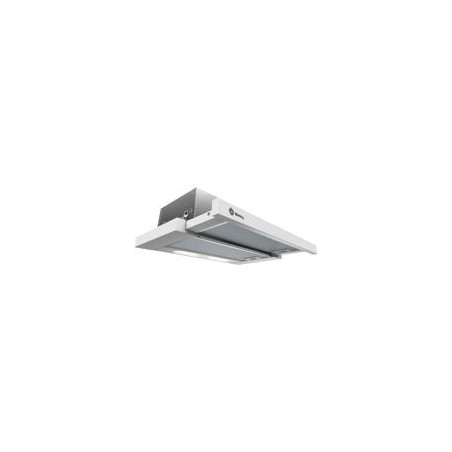 BALAY Campana extraible 60 cm. Blanca, 368 m3/h, D, control mecanico, iluminacion por LEDs, filtros de aluminio.