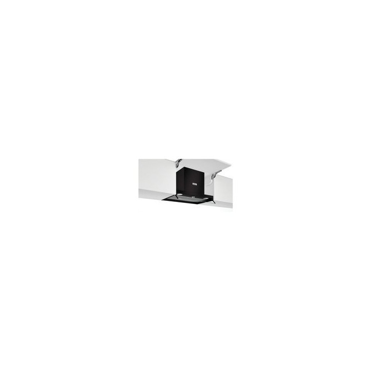 BALAY Campana decorativa integrable 60 cm. 620 m3/h, A, Negro, Control mecanico, filtros de aluminio, LEDs