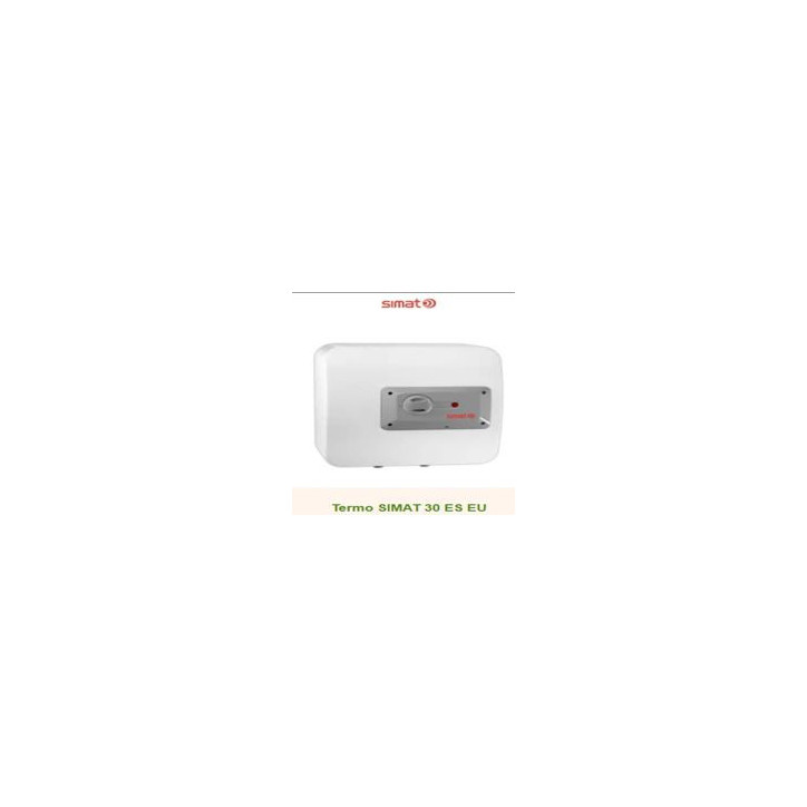 SIMAT Termo electrico 30L SIM 30 ES EU, Instalacion sobre lavamanos, Regulacion exterior
