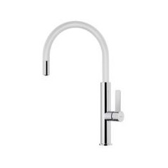 TEKA Grifo CocinaTOP FOT 995 Cromo/Blanco, caño alto