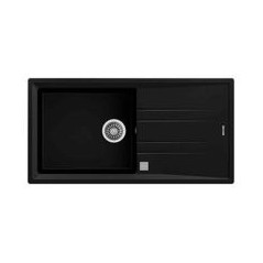TEKA Fregadero STONE 60 L-TG 1C 1E V.AUTO NEGRO