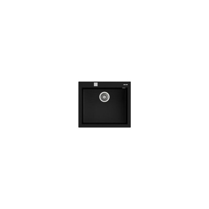 TEKA Fregadero FORSQUARE 50.40 TG V.AUTO NEGRO