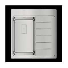 TEKA Fregadero Inox PureLine ZENIT RS15 1C 1E DCHA 86 2Ø, con orificio