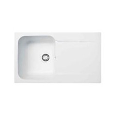 MEPAMSA Fregadero Sintetico KITE 86.50 BLANCO REV.