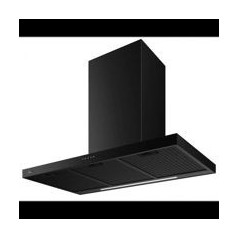 TEKA Campana box DSH 986 NEGRO, 90 cm. 586m3/h, 54dB, Motor doble turbina EcoPower