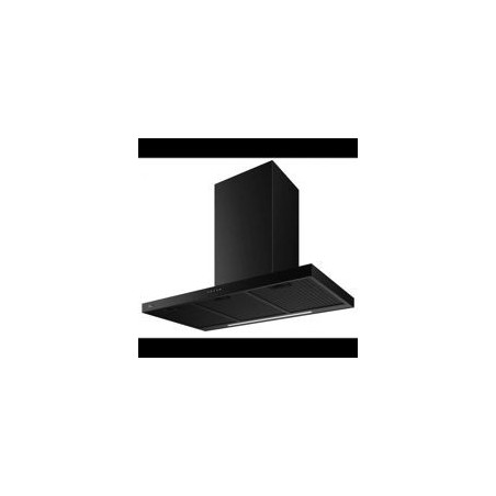 TEKA Campana box DSH 986 NEGRO, 90 cm. 586m3/h, 54dB, Motor doble turbina EcoPower