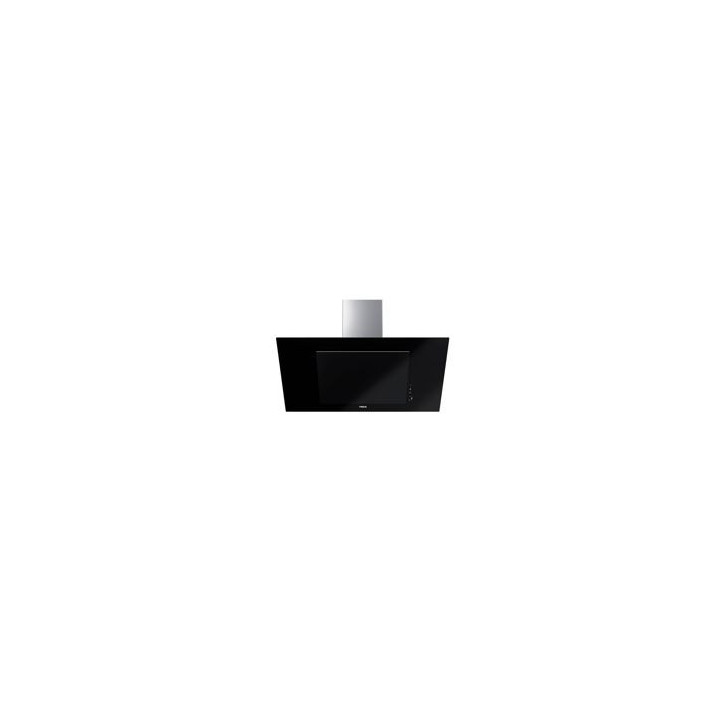TEKA Campana Vertical 70 cm. DVT 78660 TBS BK, 698m3/h, 61dB, deposito grasa, Negra, A+