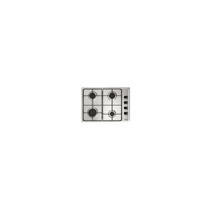 TEKA Encimera 4F Nat. HLX 540 KLN IX NAT, 43,5x60, Mandos laterales