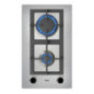 TEKA Encimera Modular 2F, GAS EFX 30.1 2G AI AL CI BTN SS INOX (Incluye inyectores para cambio a natural)