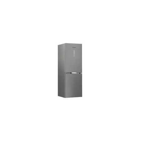 WHIRLPOOL Combi Dual NF 1865x595x663, Pearl Inox, D, Display Touch Exterior, Multizona, 6th Sense, Profresh