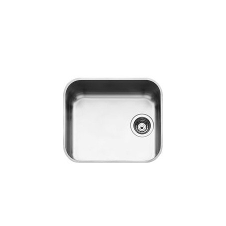 SMEG Fregadero Inox bajo encimera 1C, Medidas 180x470x420