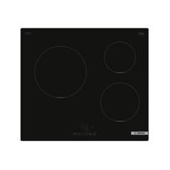 BOSCH Induccion 3F, TouchSelect, zona de 24 cm., serigrafia circular, Terminacion cristal
