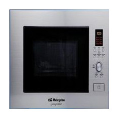 ORBEGOZO Microondas 23L Integr. sin marco, Inox, 900w, Grill 1000w, Temporizador digital