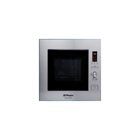 ORBEGOZO Microondas 23L Integr. sin marco, Inox, 900w, Grill 1000w, Temporizador digital