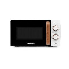 ORBEGOZO Microondas 20L 700w, Grill 900w, Temporiz. 30 min. Temporiz. 30 min. NORDIC DESIGN, Blanco/Madera