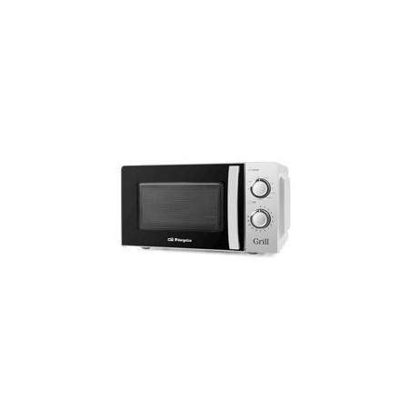 ORBEGOZO Microondas 20L 700w Silver, Grill 900w