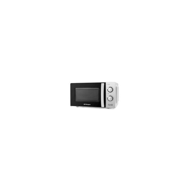 ORBEGOZO Microondas 20L 700w Silver, Grill 900w