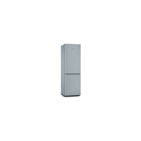BOSCH Combi NF 186x60x66, Inox Mate, E, MultiBox, Tirador horizontal integrado.