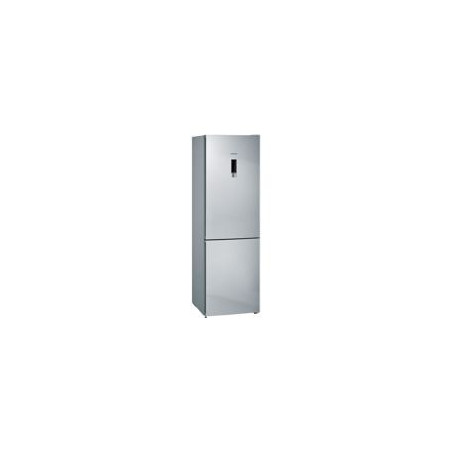 SIEMENS Combi NF 186X60x66, E, Puertas Inox antihuellas, hyperFresh. Electronica en la puerta. Tirador vertical integrado