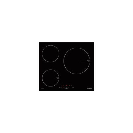 INFINITON Induccion 3F, zonas 28 cm, 18 cm y 16 cm.  9 niveles de potencia, control tactil, temporizador individual