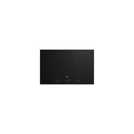 BEKO Induccion 80 cm. IndyFles, 5 zonas - 1 zona flexible, zona central grande + 2 zonas derecha, Control slider directo, 7400W.