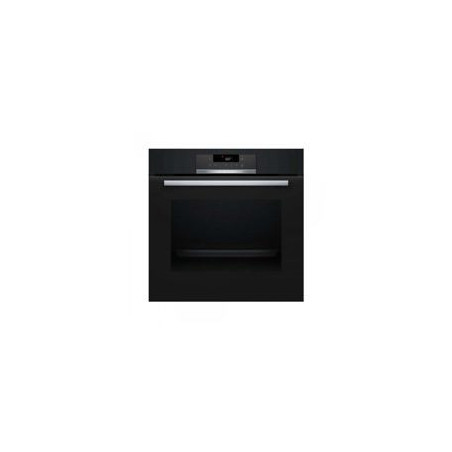 BOSCH Horno Pirolit. Multif. Cristal Negro, A+, Ap. Abatible, Airfry, Railes 1 nivel, TouchControl con display, Gourmet 10