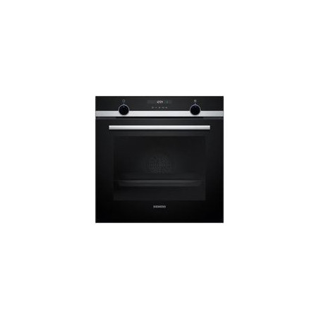 SIEMENS Horno Multif. 7, Cristal negro/inox, A, Panel trasero autolimpiante, Display LCD, 10 recetas, 1 varioClip rail, Mandos