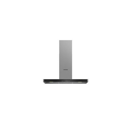GRUNDIG Campana box 90 cm. Inox, A, 715m3/h, Panel Touch Control, 44dB, Filtros de carbono