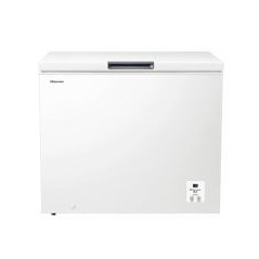 HISENSE Cong. Horizontal 85x97x63, E, 248L, Cesta Metalica x2, Apto Exterior, My Fresh Choice, 135h. Recubrimiento Interior