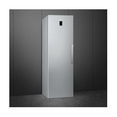 SMEG Cong. Vertical NF 186x59,5x65, Efecto INOX, E, Display LCD